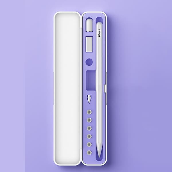 Bæretaske - Lilla Kompatibel med Apple Pencil 1. og 2. generation
