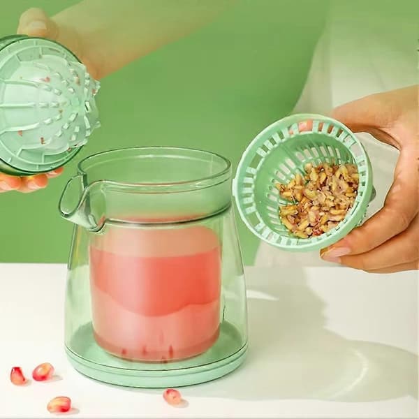 400 ml Manual Pomegranate Juicer - Compact Fruit Press for Oranges & Small Citrus Fruits, Essential Kitchen Tool for Juice