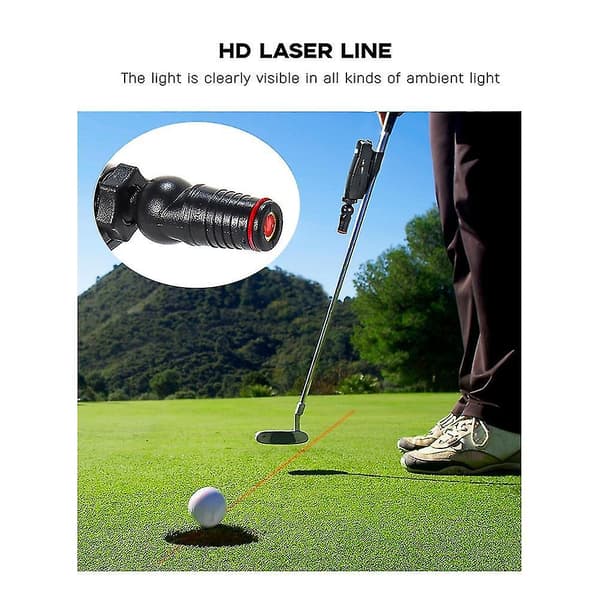 Golf Putter Sight Portable Golf Laser Putting Trainer Golf Putt Putting Aiming Line Aid Corrector To