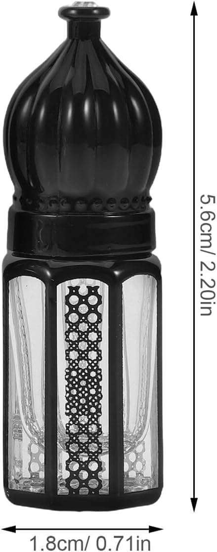 4 st 3 ml eteriska oljeflaskor i glas för resor och affärer