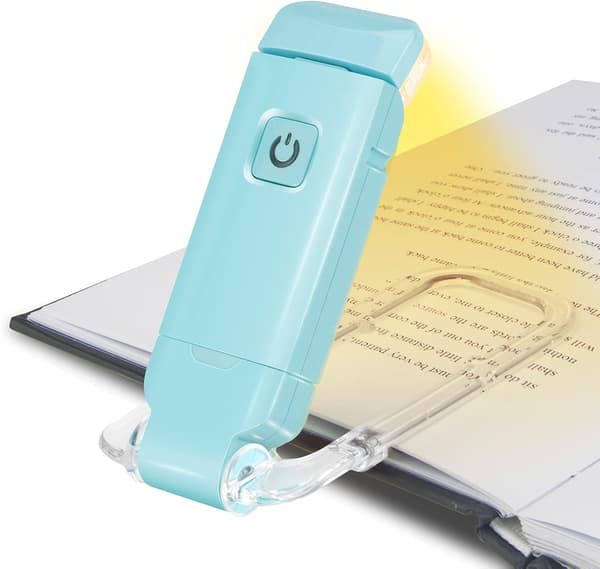 Boglæselampe USB Genopladelig Læselampe 3 Lysstyrker