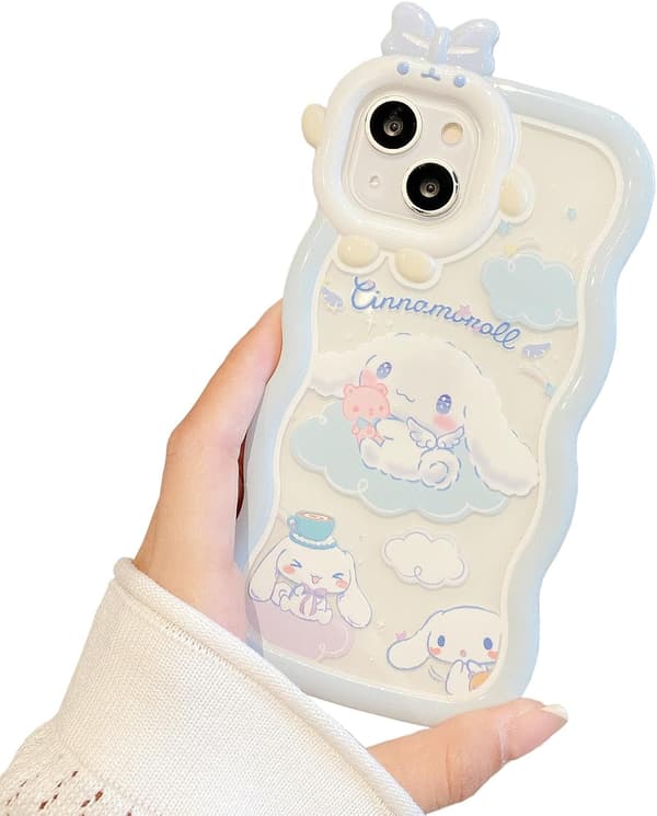 Transparent Telefonskal för iPhone 11, Sött Silikonskyddsfodral för Kvinnor & Tjejer