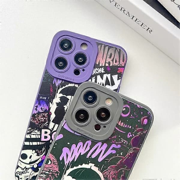 Til iPhone 15 Flydende Engelske Øjne Bumbershoot TPU Mobiltelefoncover