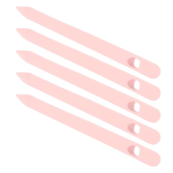 Soft silicone case for stylus, non-slip tablet protective case for iOS Pencil (pink)