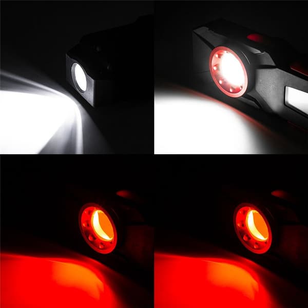 Powerful COB LED Work Light USB Rechargeable Camping Lantern Magnetic Work Lamp Emergency Warning Light