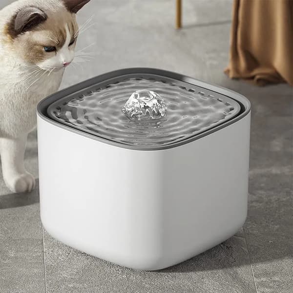 Pet Water Dispenser, 3L Capacity, Quadruple Filter, Adjustable Pump, Easy Cleaning, Safe Design