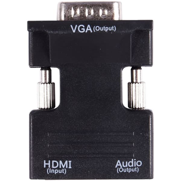 1080P til VGA-han med lydudgang kabelkonverteradapter