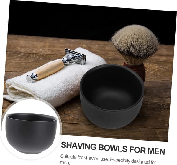 Dobbel-lags barberingsskål i rustfritt stål for menn Barberingsskål for menn