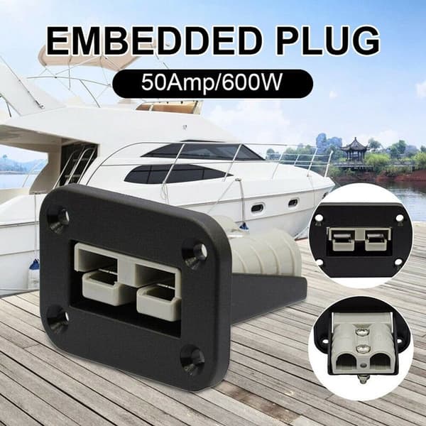 Egnet for Anderson Terminal Plug Connector 50A Vanntett kontakt for kabelbil