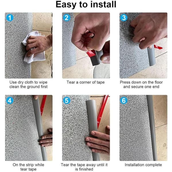 Self-adhesive carpet edging strip, laminate flooring, carpet underlay strips, floor door divider, floor transition strips