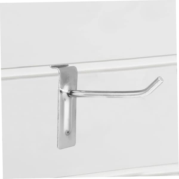 10 pcs Slatwall Hooks Iron Slat Wall Hanging Hooks Store for Wall Panel