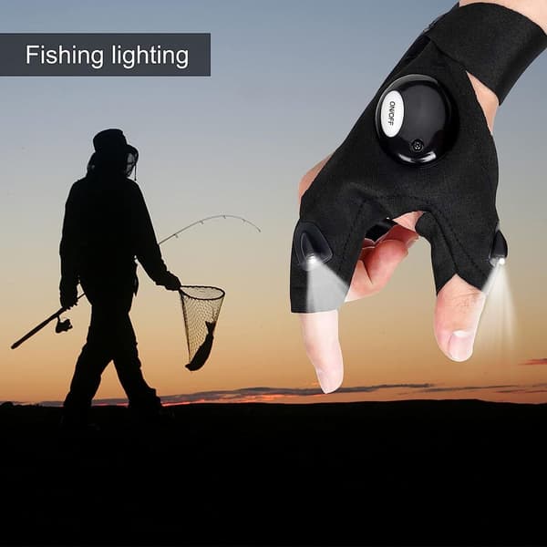 Farsdag gaver LED-hansker verktøy gadgets for camping reparasjonsarbeid KLB