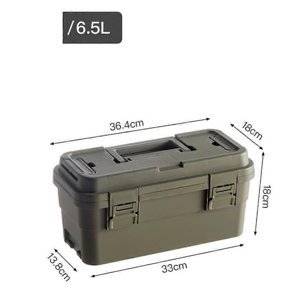 Tool Storage Box, Garden Tool Box, Hardware Storage Set, Plastic Storage Box Waterproof Cargo Box Green Green