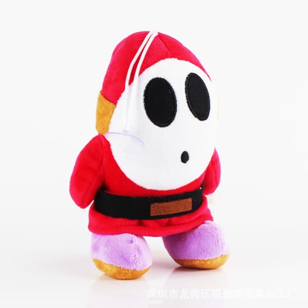 Super Mario All Star Collection 1591 Shy Guy Plysjfigur, 6,5\"