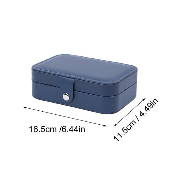 Simpel Premium Organizer Øreringe Halskæde Ring Organizer Tilbehør Dobbelt Boks Bærbare Bokse V2w1 RosaA One size PinkA One size PinkA One size