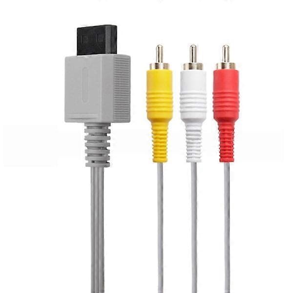 1,8 m 3 RCA-kabel til Nintendo Wii-controller og Video AV