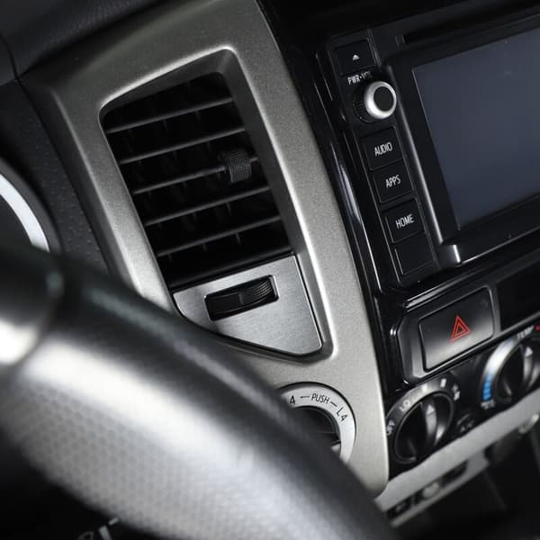 For 2011-2014 Car Central Control Aluminum Alloy Air Outlet Knob Interior Accessories Silver Style