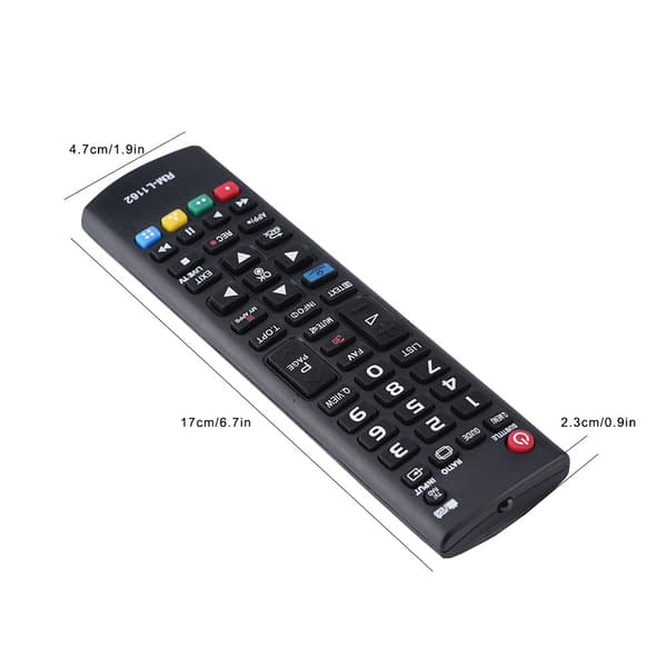 Universell erstatningsfjernkontroll Smart fjernkontroll for LG LCD TV, svart