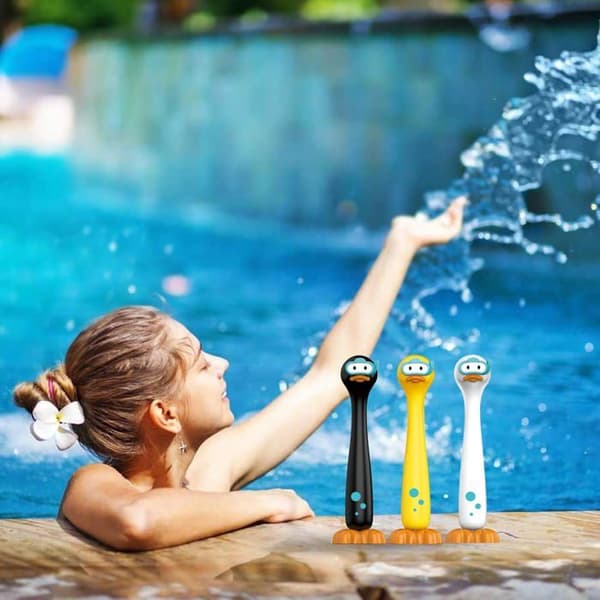 Pool Dykleksaker för barn, 3 st tecknade dykringar, roliga sjunkande spelpoolleksaker för strand, utomhusfest