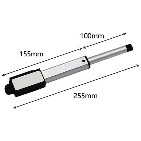 DC 12V Vandtæt IP54 Mini Lineær Aktuator 100mm Slaglængde Elektrisk Lineær Motor Vinduesåbner 30mm/s Hastighed