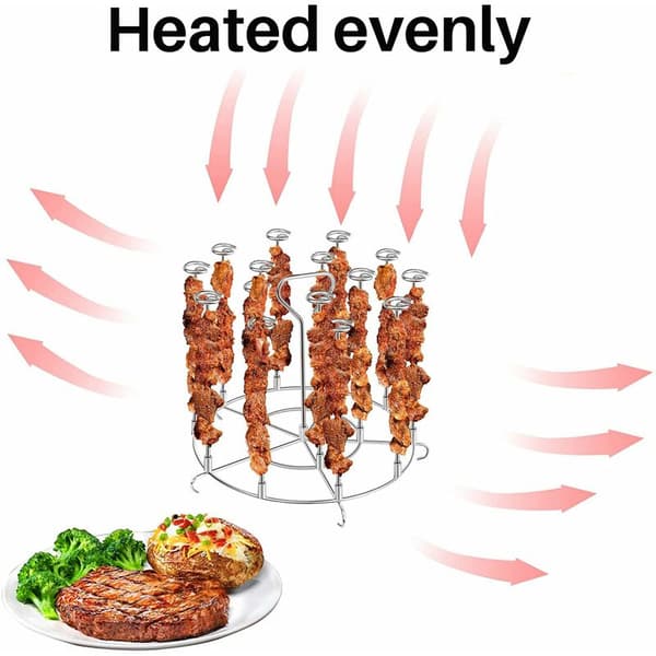 Spydstativ, Airfryer Tilbehør Grill til Hjemmekøkken til Ninja Foodi 8 Quart Dehydratorstativ