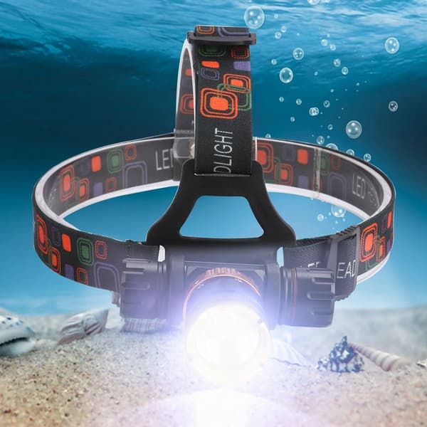 Waterproof LED Diving Light for Outdoor Use 50m, High KLB Underwater Lamp