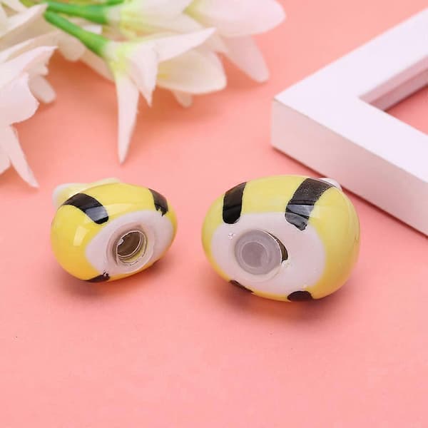 Ceramic Honey Bee Spice Jars Salt and Pepper Shakers Container Wedding Gifts Set