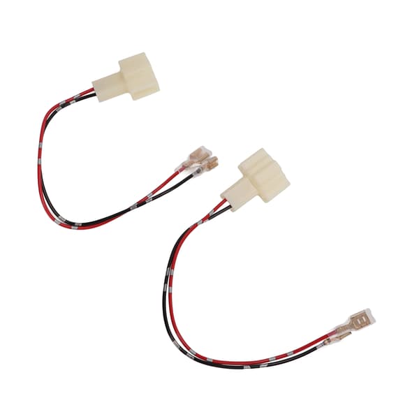 Pair Car Power Amplifier Midrange Speaker Wiring Harness Adapter Plug and Play 12V 3A 10W