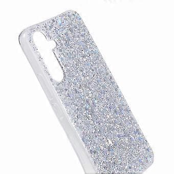 For Samsung Galaxy S23 FE TPU-deksel Glitterripebestandig telefondeksel Stil C Style C