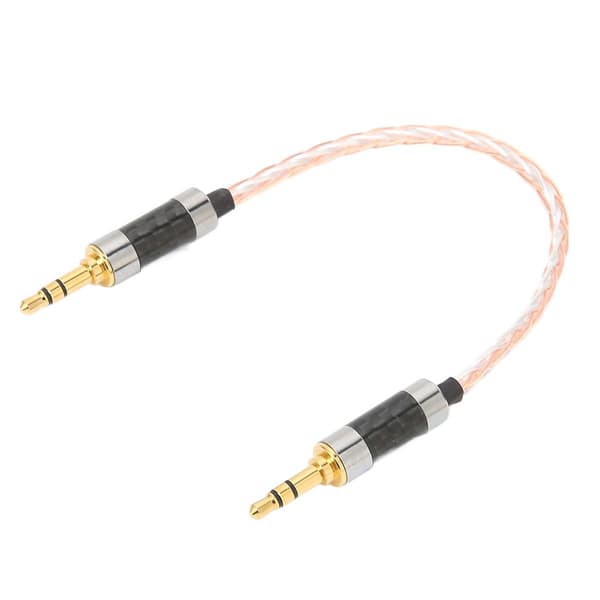 5,9\" 3,5 mm til 3,5 mm hodetelefonkabel 8 kjerner 3,5 mm Aux KLB