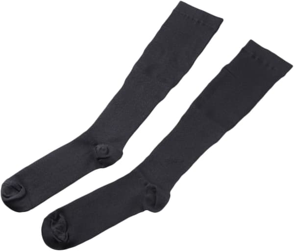 Kompressionsstrømper Kvinder Lægtryksslange Sort S/M Størrelse Elastisk Sports Ben Kompressionsærme