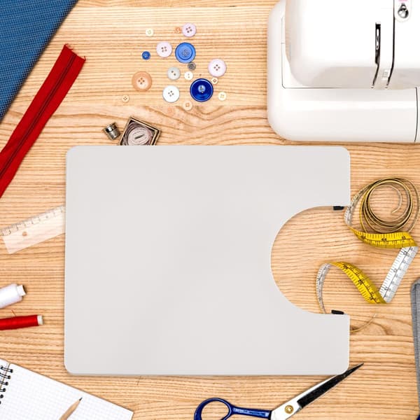 Ompelukoneen jatkopöytä DIY-räätälöintikäsityön työtilan laajennus