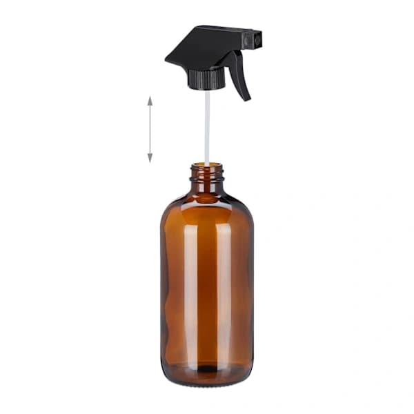 Sprayflaske glass brun, 2-pakning