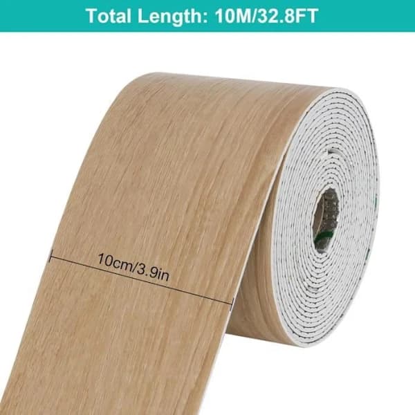 Flexible Baseboard - NBR - Wide and Thick - Self-adhesive - Flexible - Water-resistant