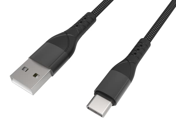 Vahva ja kestävä USB-A - USB-C nopea datalatauskaapeli Latauskaapeli Synkronointi älypuhelimille ja tableteille