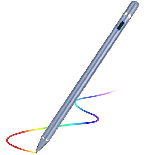 Aktiv Stylus Pen Kompatibel med iOS og Android Touchskærme Telefoner Genopladelig Stylus Pen til Apple Android Tablet Blå Blue