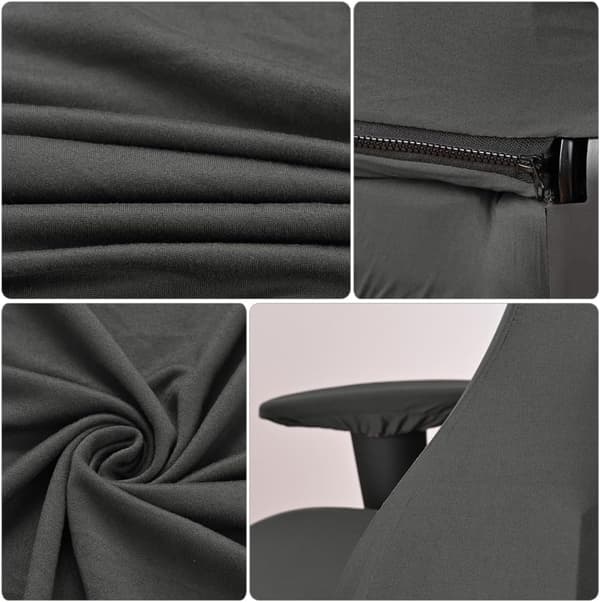 Datastoltrekksett med armlensbeskyttere, elastisk spandex heldekkende trekk