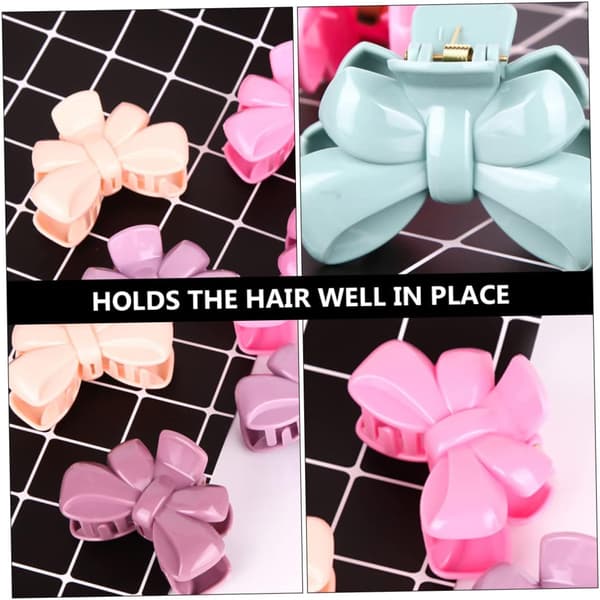 Trendiga stora rosett-puffhårklämmor, set om 6 hårklämmor, perfekta för styling