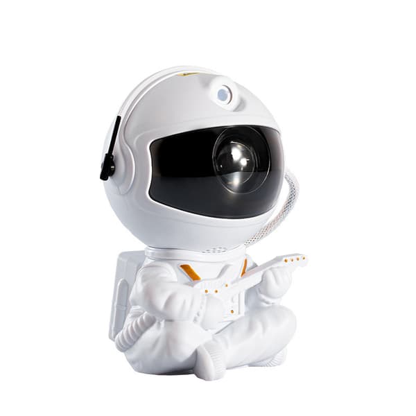 1 stjerneprojektor i form af en astronaut, hvid, galakseprojektor