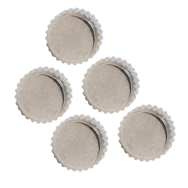 5 st klockkronor i stål, praktiska, blandade klockkronor för klockbytesaccessoarer 6,5 mm / 0,26 tum
