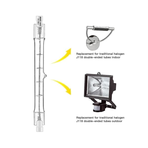 R7s halogen bulb 118mm 200W 230V halogen rod R7s halogen bulb