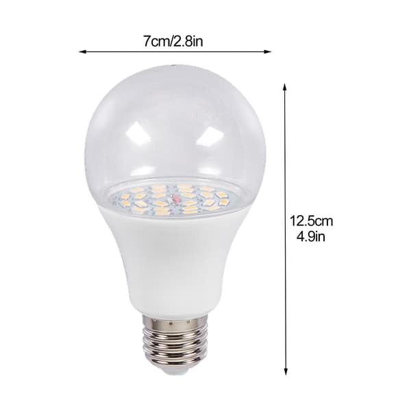 LED-vækstlys, 12W, til blomster, krysantemum, rose, indendørs dyrkning