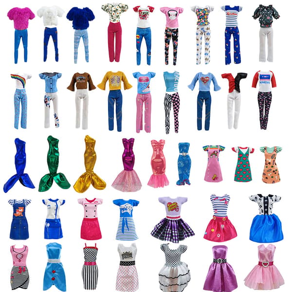 38 st 30cm Barbie kläder flickor leksaker dockor prinsessa docka