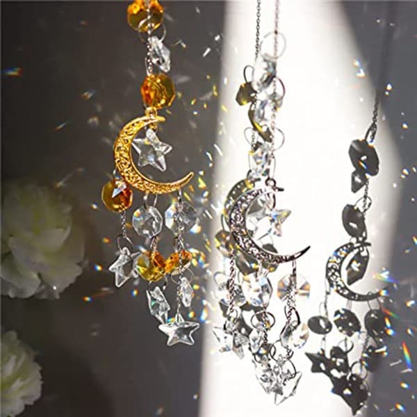 Indoor Hanging Crystal Chandelier 2-Piece Car Pendant