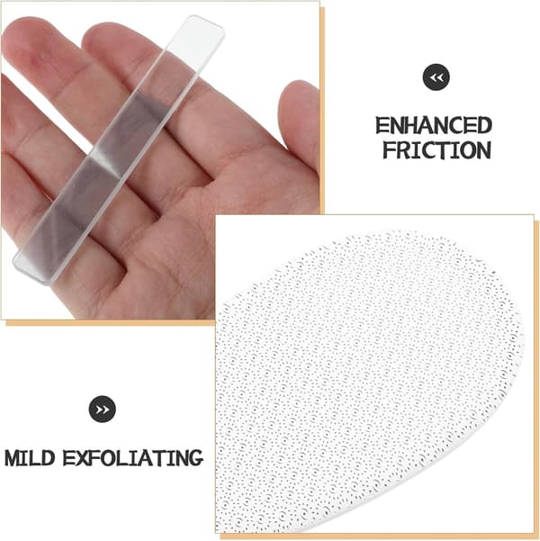 2 pcs Nano Foot File Double-Sided Pumice Glass Callus Remover Tool