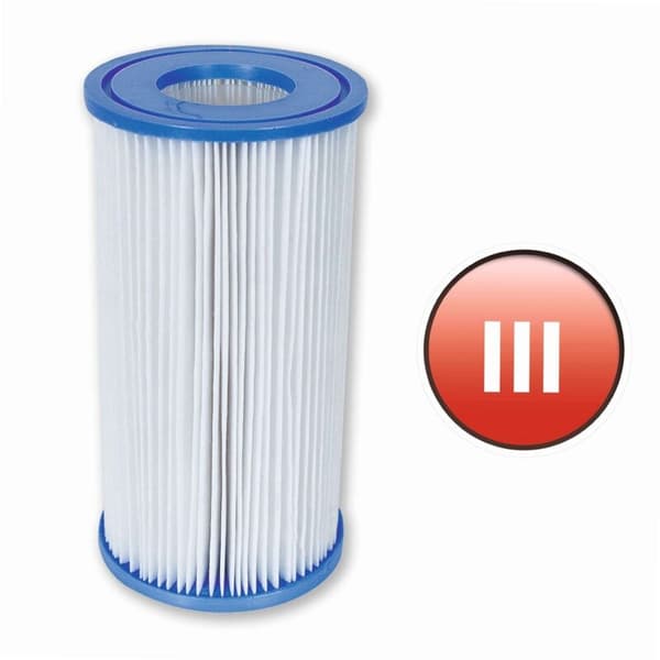 til Bestway Type III Dacron 200x105mm Filterpatron - Poolrensningsfilter - 1 stk