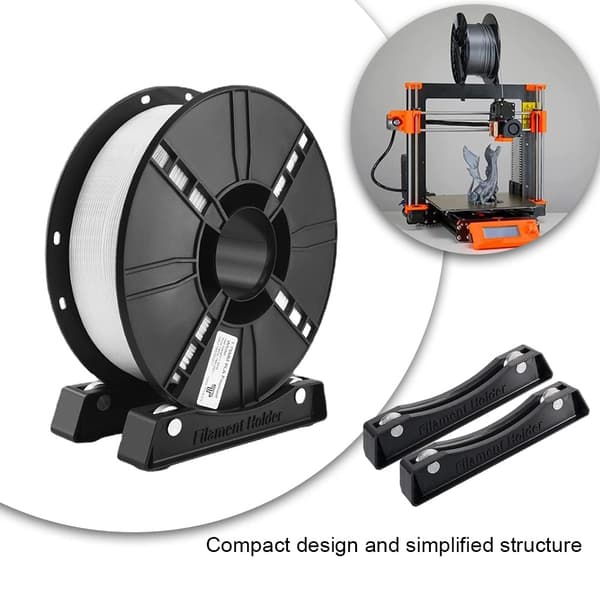 2 stk. 3D-printer filamentholder Justerbar 3D-printer spoleholder Holdbart 3D-printertilbehør Beslag til 3D-printmaterialer