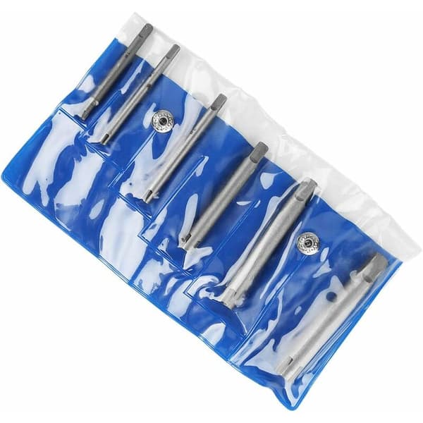 Screw Extractor - Screw Extractor Steel Broken Head Taps Remover Screw Stripped Extractor Tap Set (Size: 6 pcs) KLB