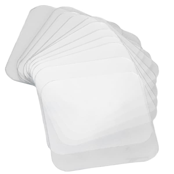 20 Pcs Double Sided Tape Square Washable Portable Transparent Fixing Tape for Perfume Bottle