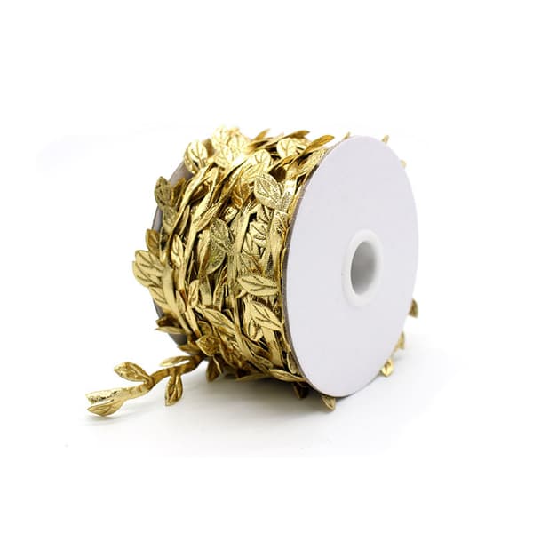 Sølvblade Blad Bånd Trim Reb - 30 meter - til Garland DIY